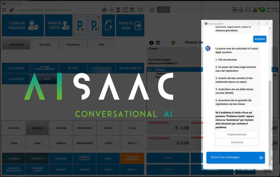 integrazione software con IA conversazionale