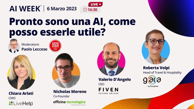 AIWeek - Pronto sono una IA - Intervista a Officina Tecnologica