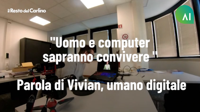 Il Resto del Carlino - Intervista a Vivian, l'umano digitale di Officina Tecnologica